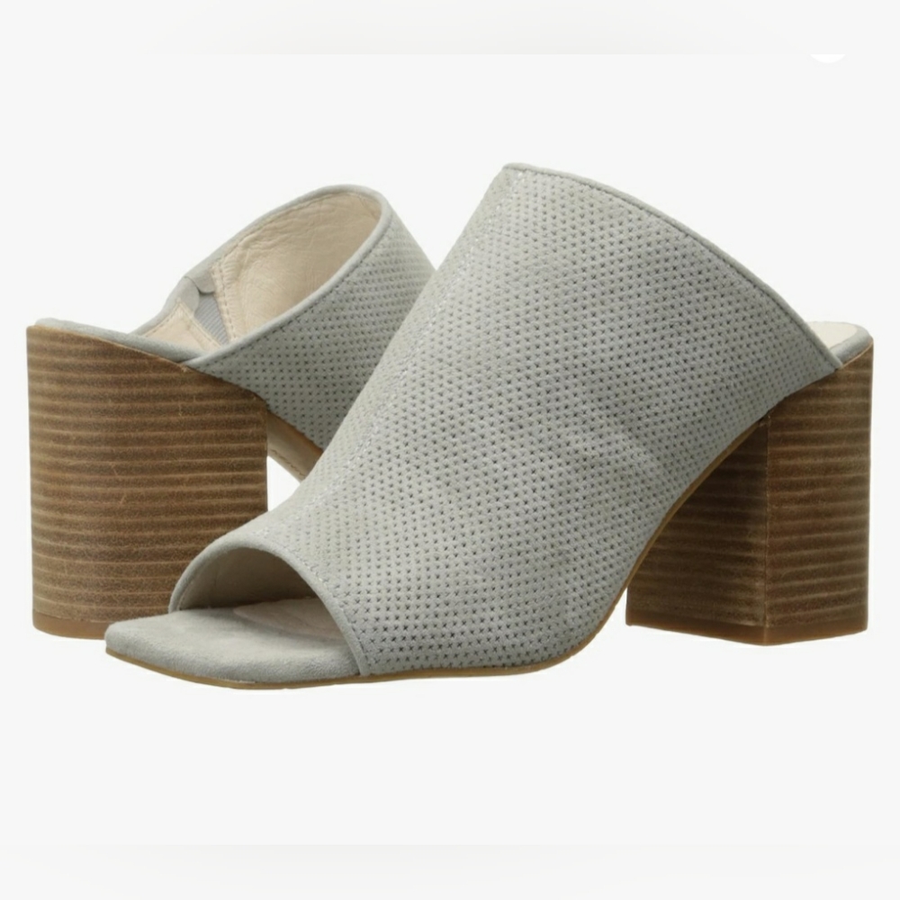 Suede mules